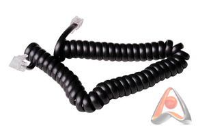 Шнур витой трубочный, длина 2 м, белый/черный, Rexant 18-2023