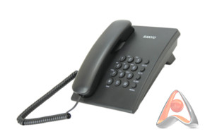 Sanyo RA-S204B черный проводной телефон (аналог Panasonic KX-TS2350RUB)