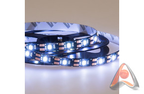 LED лента с USB коннектором 5 В, 8 мм, IP65, SMD 2835, 60 LED/m, цвет свечения белый (6500 K)